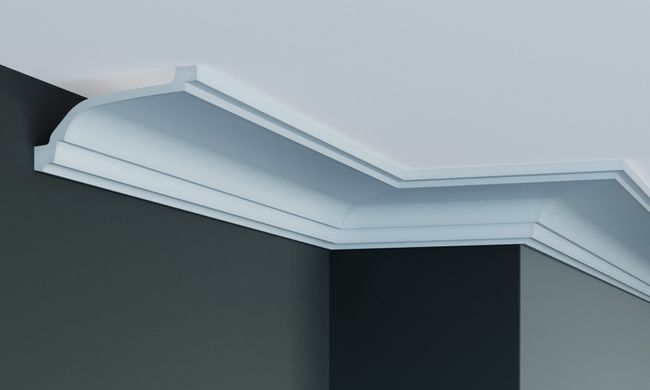 Карниз полиуретановый гладкий Gaudi D&eacute;cor P 893