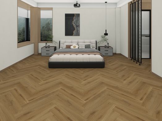 Виниловый пол SPC Beaulieu Canada Oceania Herringbone 4.5+1.5 английская ёлка OC55HBCL05 Victoria