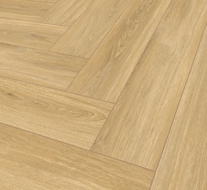 Виниловый пол Falquon SPC ламинат The Floor Herringbone Nature Oak P6004