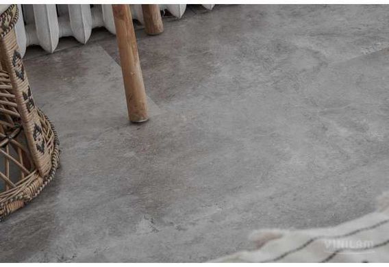 Вінілова підлога Vinilam Ceramo плитка 2,5 mm 61605 Сланцевий Камінь