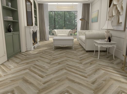 Вінілова підлога SPC Beaulieu Canada Oceania Herringbone 4.5+1.5 англійська ялинка OC55HBCL14 Windsor
