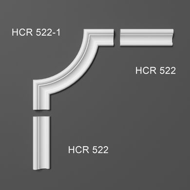 Кутовий елемент поліуретановий Grand Decor HCR 522-1