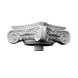 Капітель колони поліуретанова Gaudi Decor L 9311