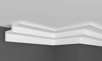 Карниз полиуретановый гладкий Gaudi D&eacute;cor C 968