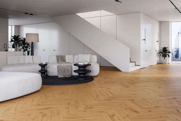 Вінілова підлога Barlinek SPC ламінат Next Step Herringbone Ginger Дуб Рустік підкладка 1 мм