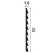 Стінова 3D панель Orac WX204 Ripple