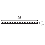 Стінова 3D панель Orac WX205-2600 Track