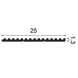 Стінова 3D панель Orac WX205-2600 Track