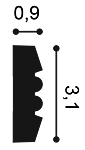 Молдинг Orac decor P5021