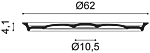 Розетка для стелі Orac R76