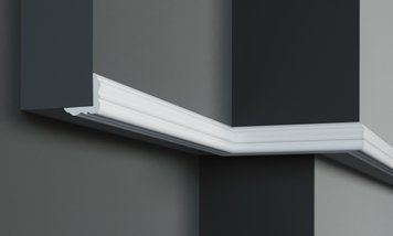Карниз поліуретановий гладкий Gaudi D&eacute;cor P 2075