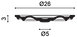 Розетка для стелі Orac R07