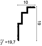Карниз Orac decor C392 Steps