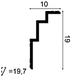 Карниз Orac decor C392 Steps