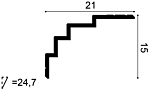 Карниз Orac decor C393 Steps