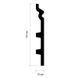 Плинтус полиуретановый Gaudi Decor CR 3245