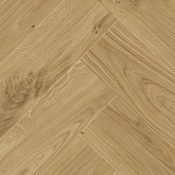 Паркетна дошка Admonter Herringbone Twin Oak basic 10х590 мм англійська ялинка