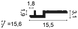 Карниз Orac decor C395 Steps