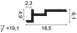 Карниз Orac decor C396 Steps