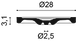 Потолочная розетка Orac R13