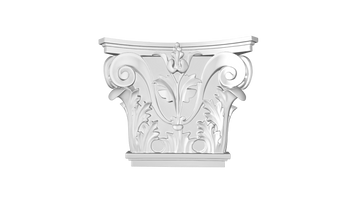 Пілястр поліуретановий капітель Gaudi Decor PL 557