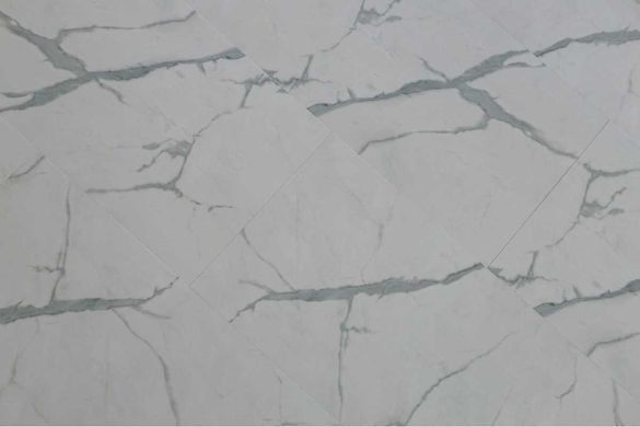 Виниловый пол LVT Vinilam Ceramo плитка 2.5 mm 87999 Греческий мрамор