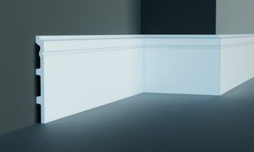 Плінтус поліуретановий Gaudi Decor CR 3246