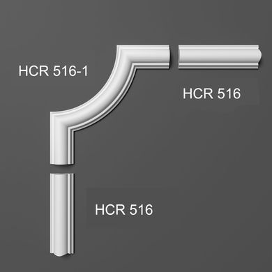 Кутовий елемент поліуретановий Grand Decor HCR 516-1