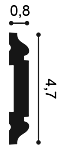 Молдинг Orac decor PX144