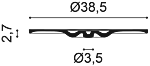 Розетка для стелі Orac R31