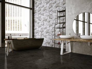 Виниловый пол Gerflor Virtuo 551453 TAVLA DARK клеевой