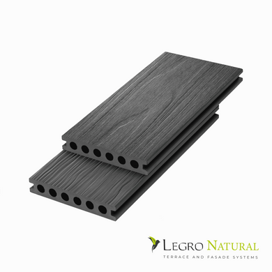 Терасна дошка ДПК Legro Natural-Dunes Basalt базальт