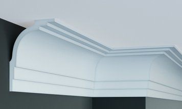 Карниз поліуретановий гладкий Gaudi Decor P 880
