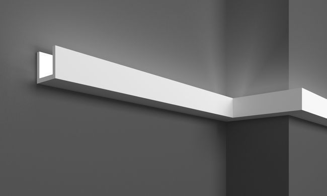 Карниз полімерний для LED освітлення Grand Decor KH 901