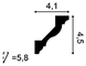 Карниз Orac decor CX110
